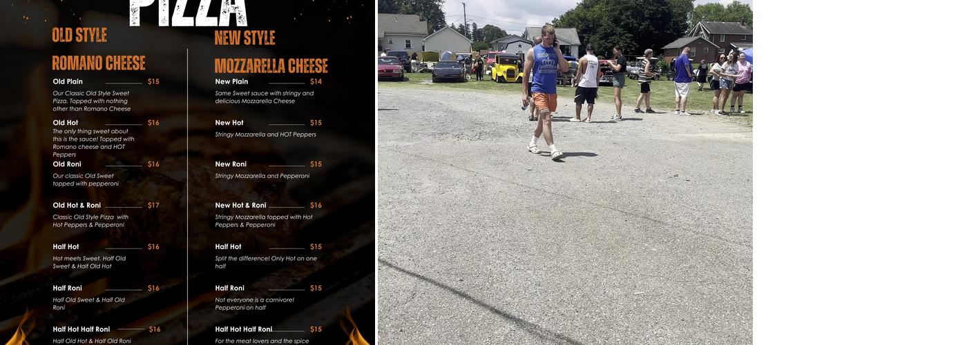 Chewton Volunteer Fire Department Menu