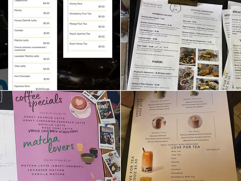 River Walk Café Menu