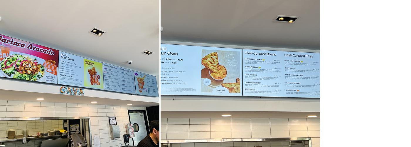 CAVA Menu
