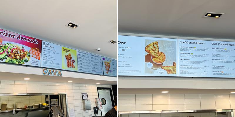 CAVA Menu
