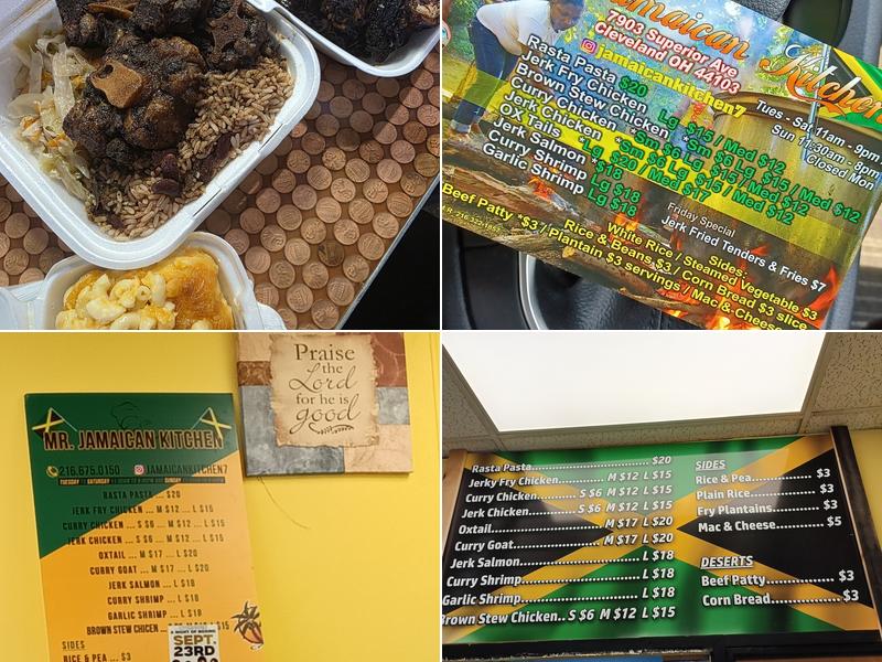 Mr. Jamaican Kitchen Menu