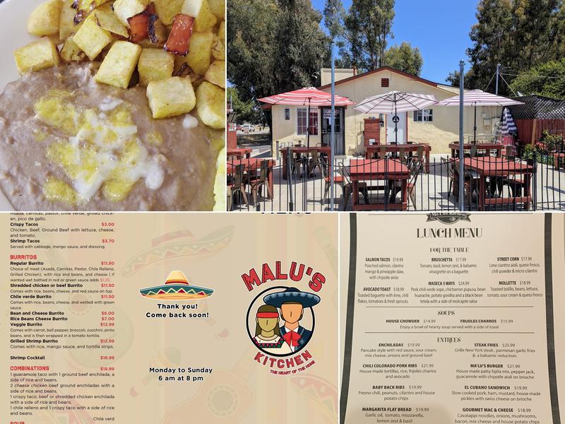 Malu's Kitchen Menu