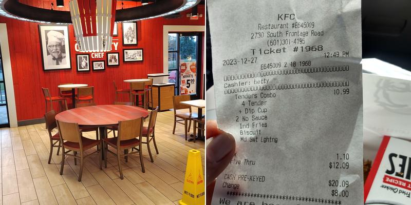 KFC Menu