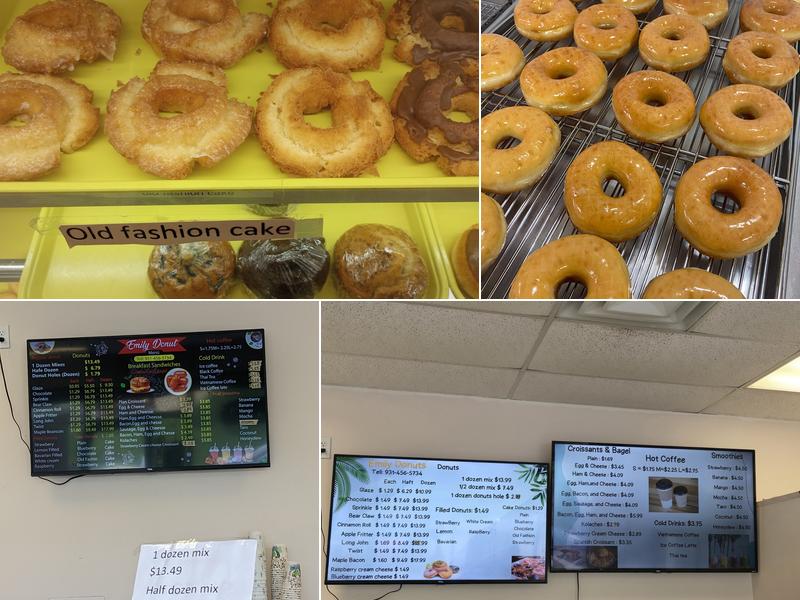Emily Donuts Menu
