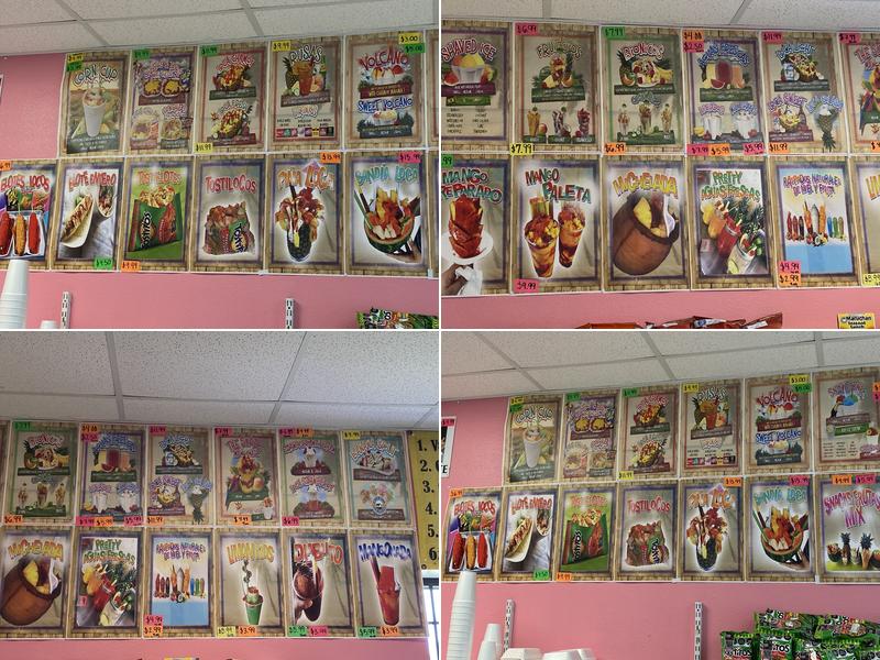 Refresqueria mexicana El Ray Ray Menu