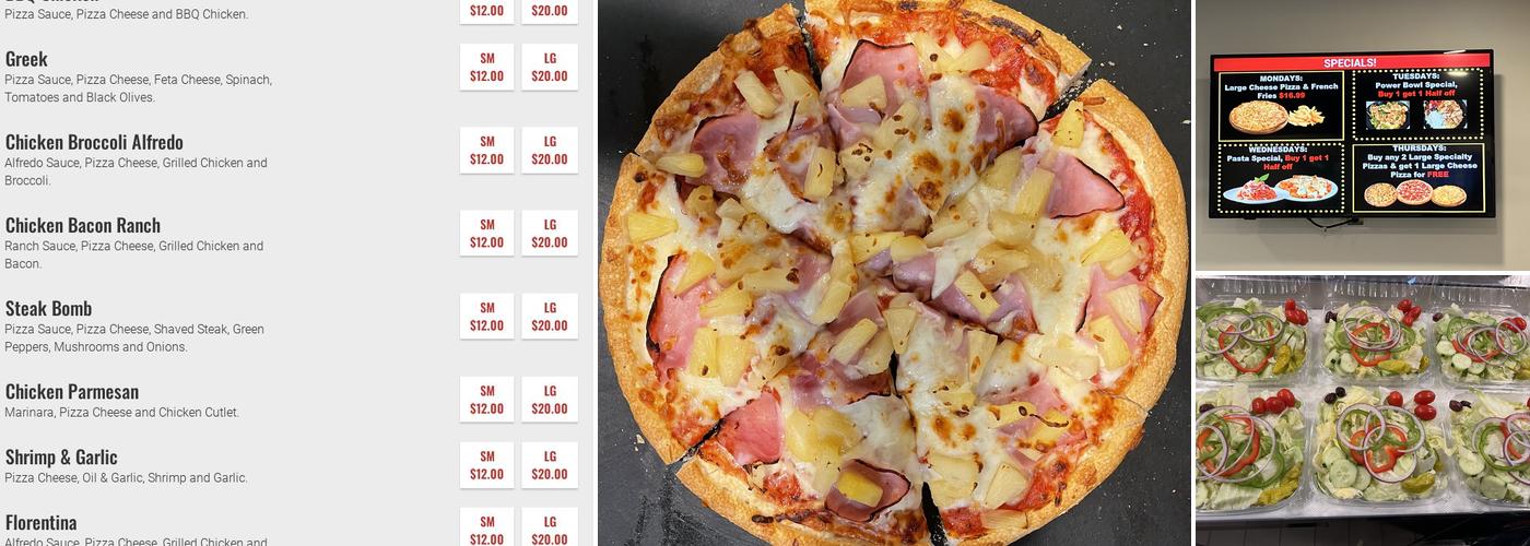 Carriage House Pizza Company Menu