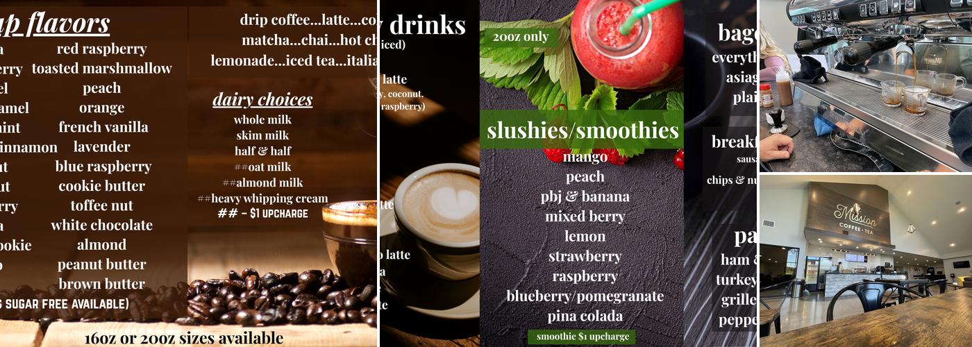Mission Coffee & Tea Co Menu