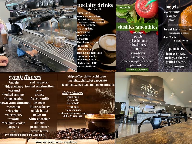 Mission Coffee & Tea Co Menu