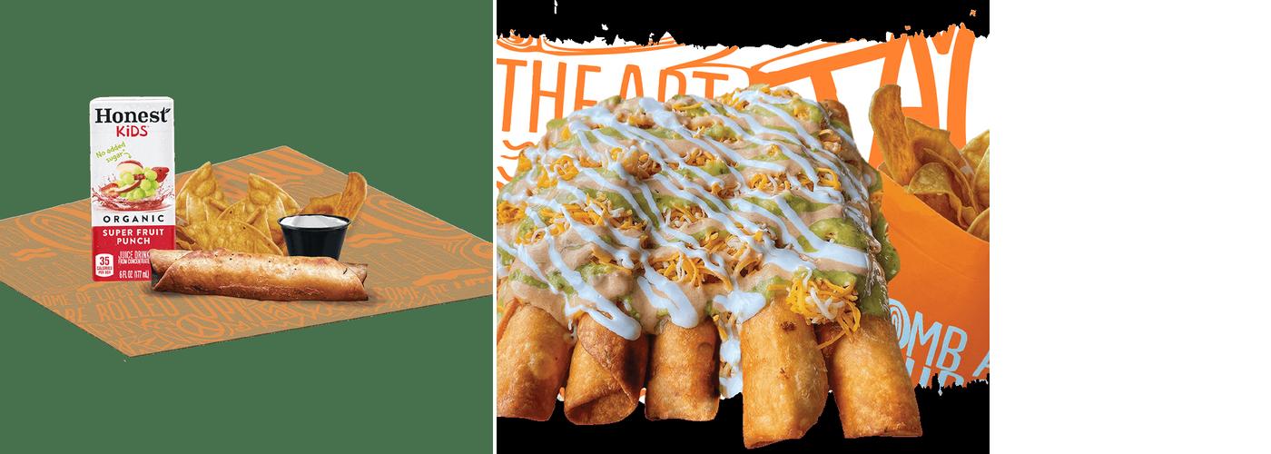 Roll-‘Em-Up Taquitos Menu