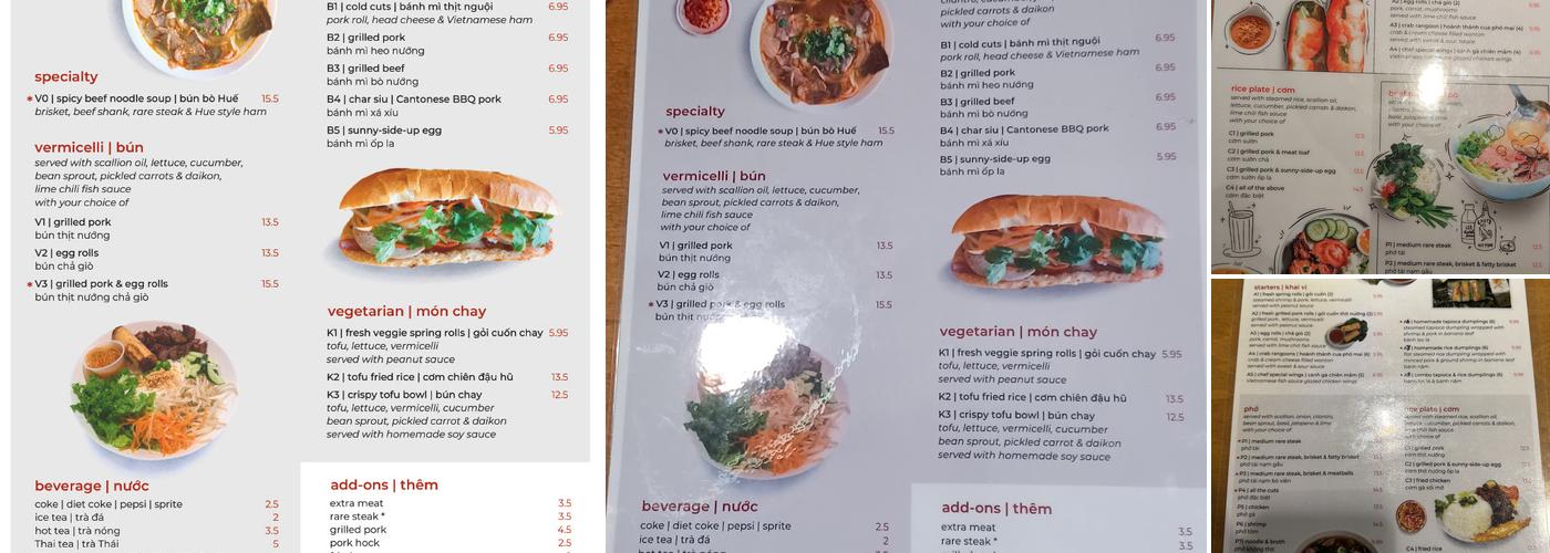 Pho 79 Menu