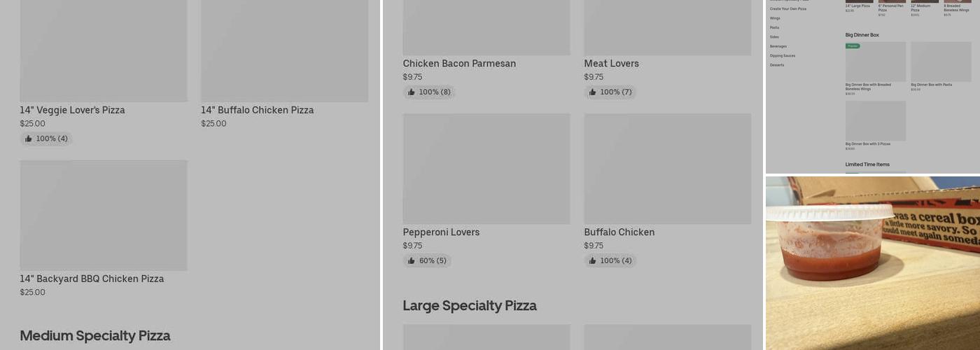 Pizza Hut Menu