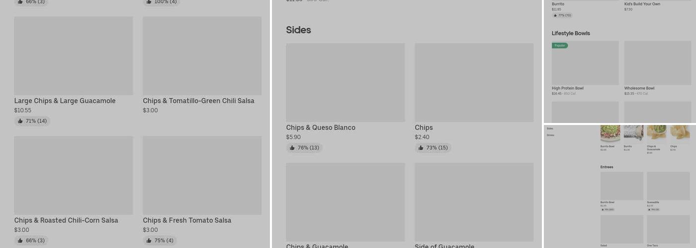 Chipotle Mexican Grill Menu