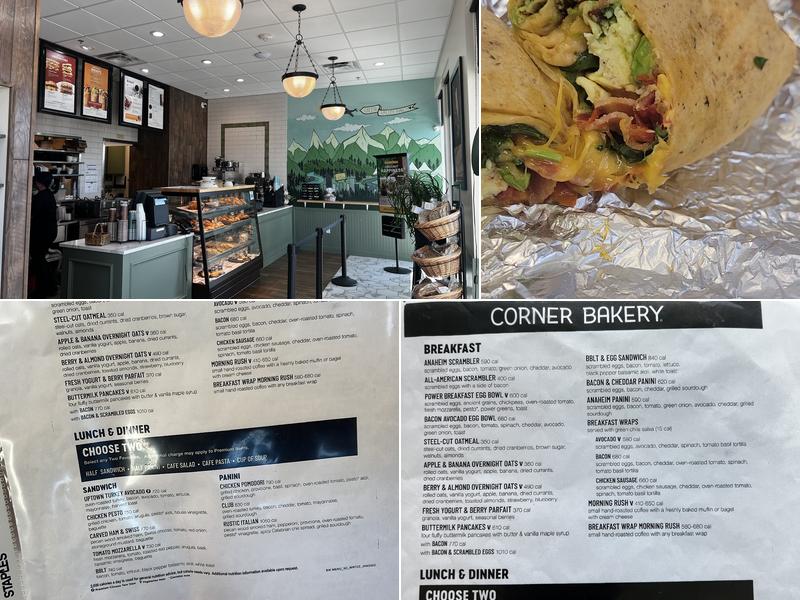 Corner Bakery Menu