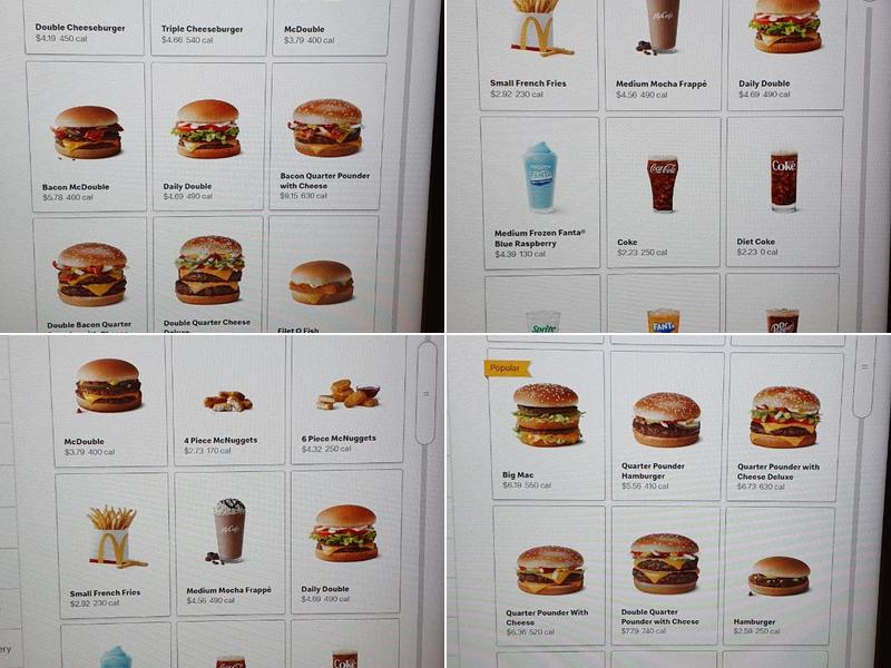 McDonald's Menu