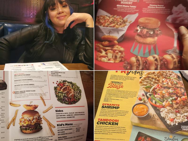 TGI Fridays Menu