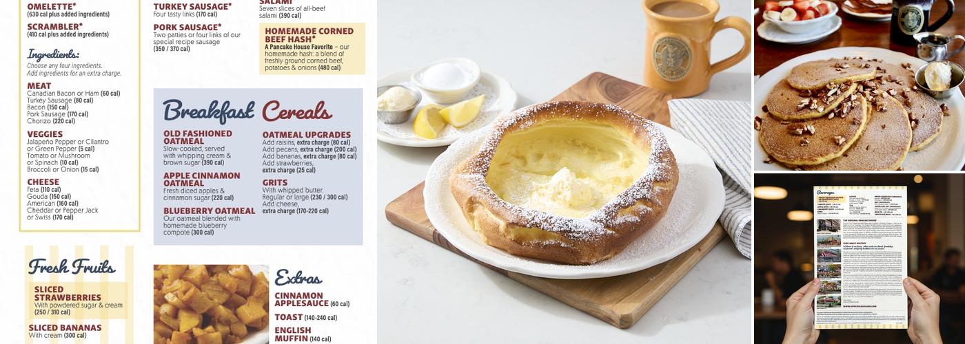 The Original Pancake House Menu
