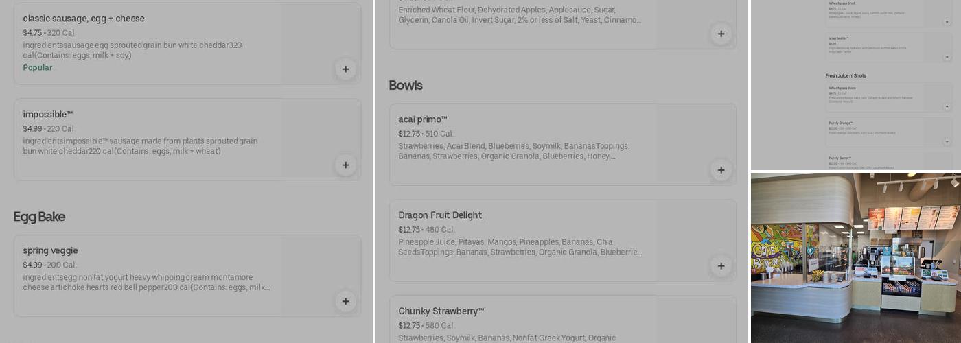 Jamba Menu