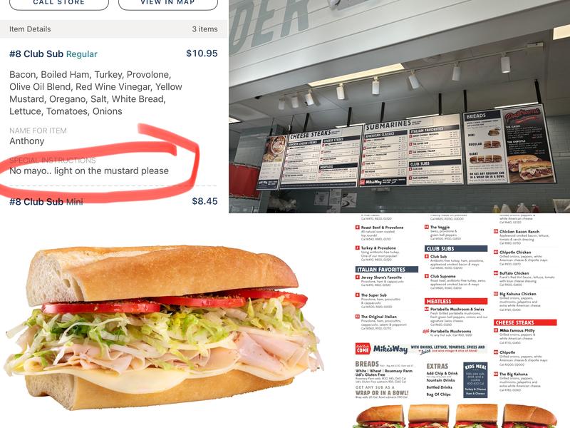 Jersey Mike's Subs Menu