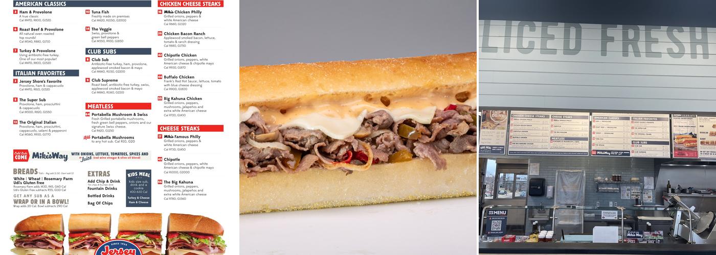 Jersey Mike's Subs Menu