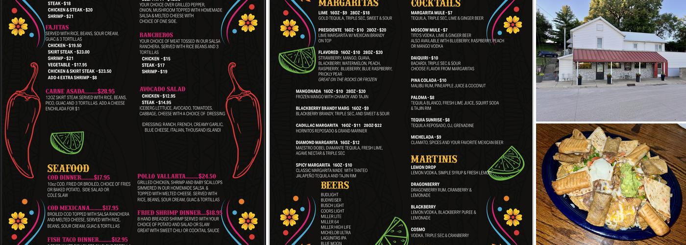 Jorge's Margaritas & Grill Menu
