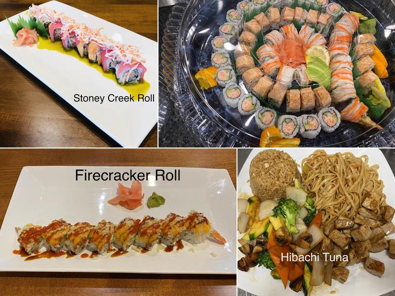 Sunrise Hibachi Island Menu