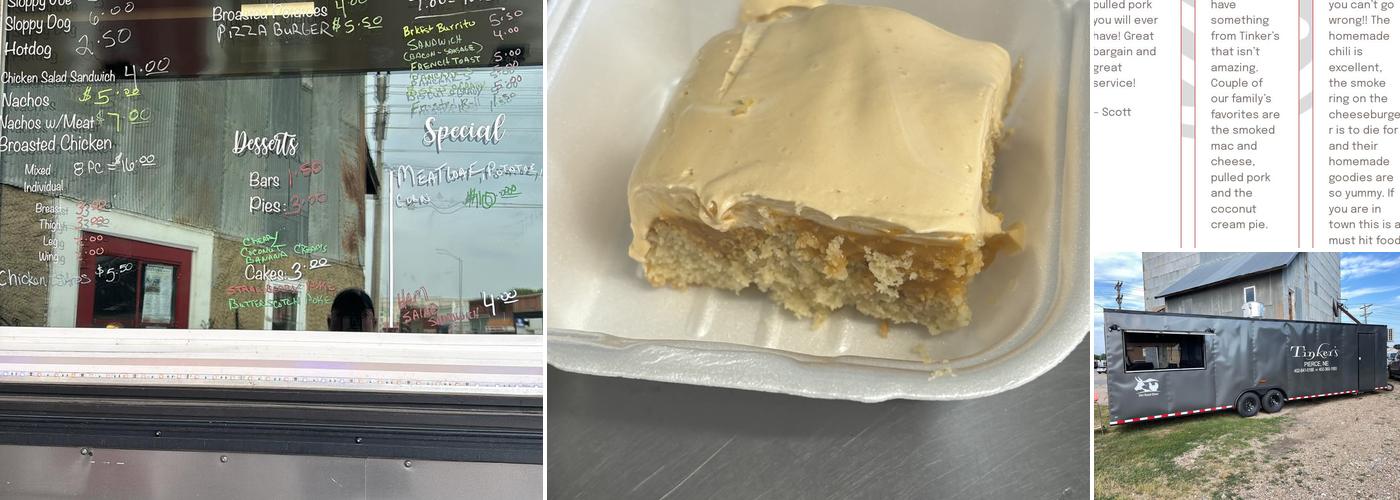 Tinker's Concessions and Catering Menu