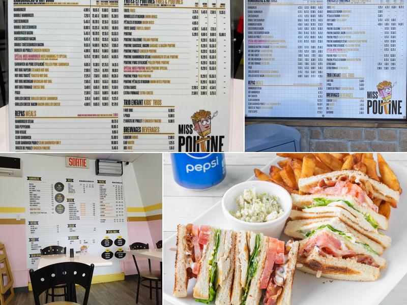 Miss Poutine Menu