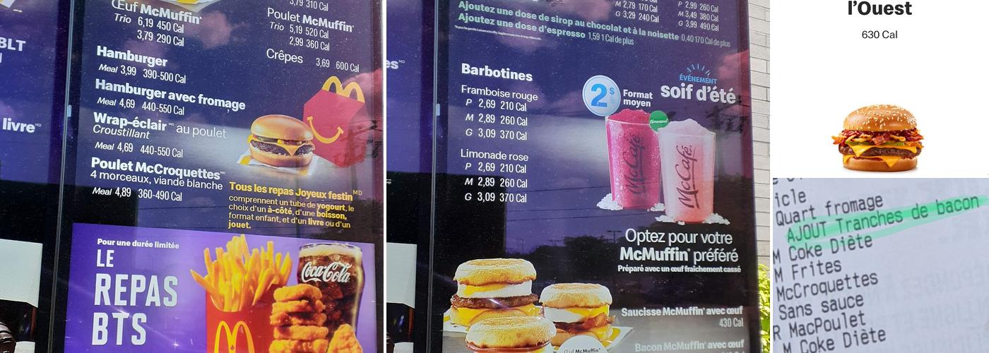 McDonald's Menu