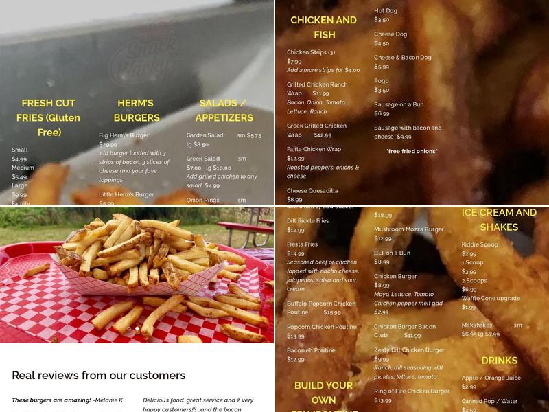 Herm’s - Chip Wagon Menu