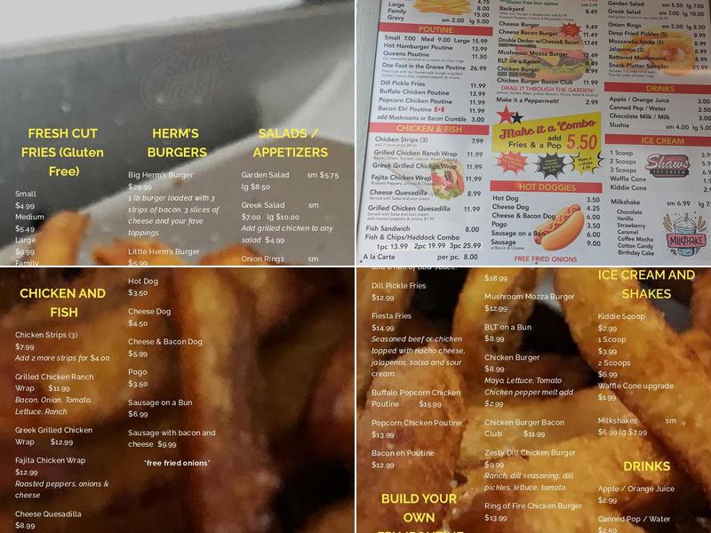 Herm’s - Chip Wagon Menu