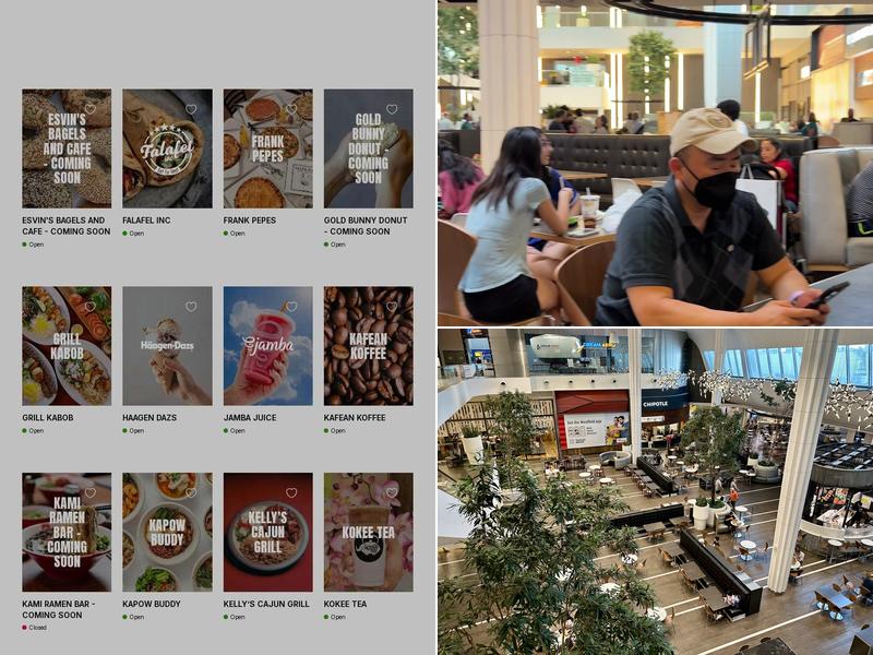 Montgomery Mall Food Court Menu