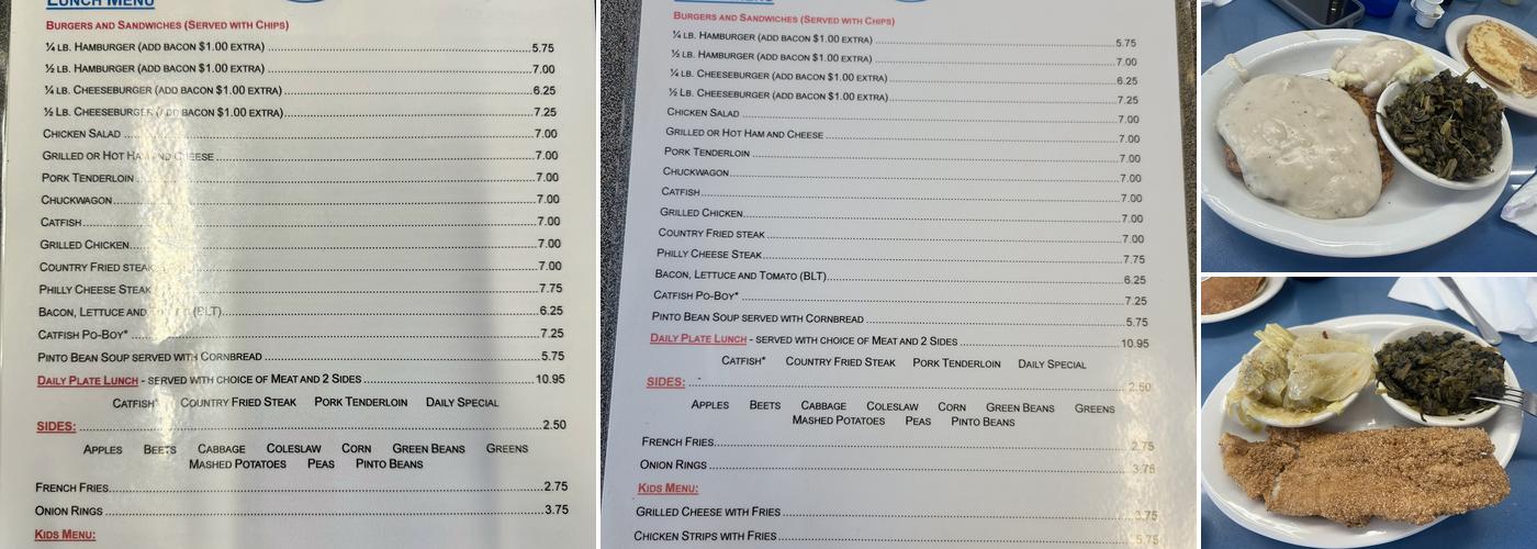 Melisa's Family Diner Menu