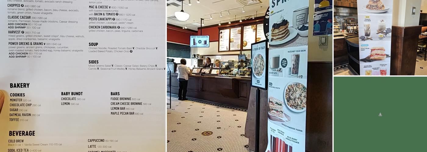 Corner Bakery Menu