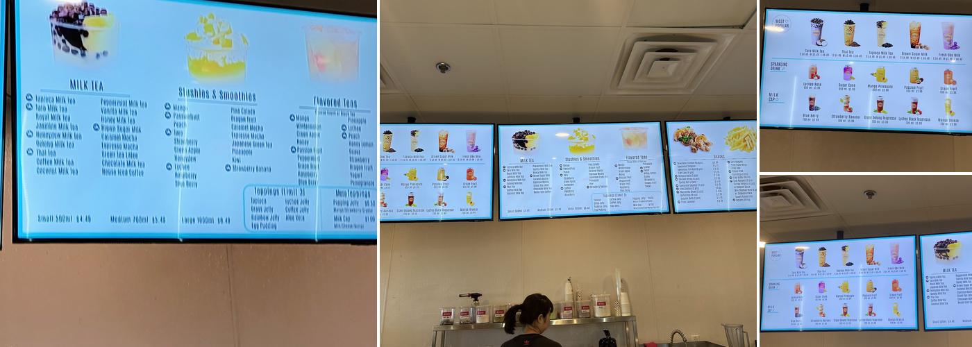 Quickly Bubble Tea Menu