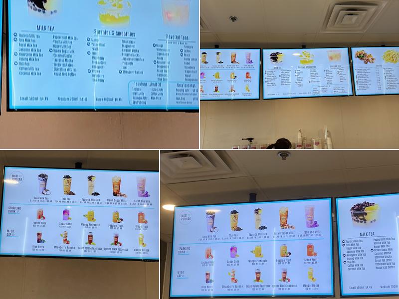 Quickly Bubble Tea Menu
