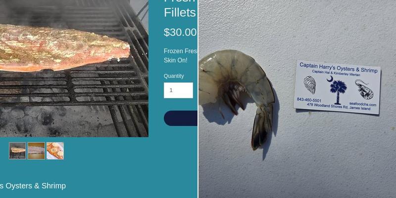 Captain Harry's Oysters & Shrimp Menu