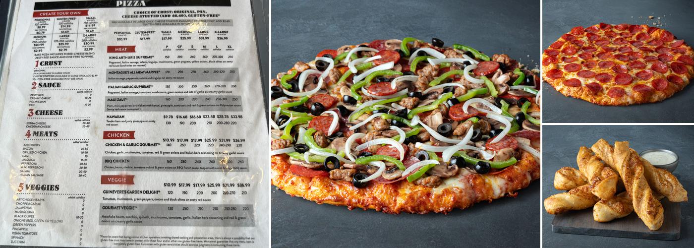 Round Table Pizza Menu