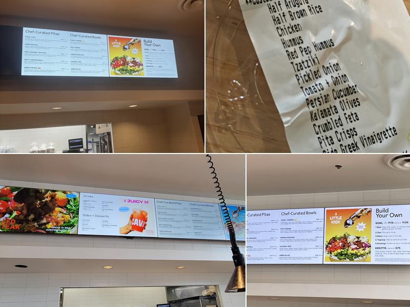 CAVA Menu