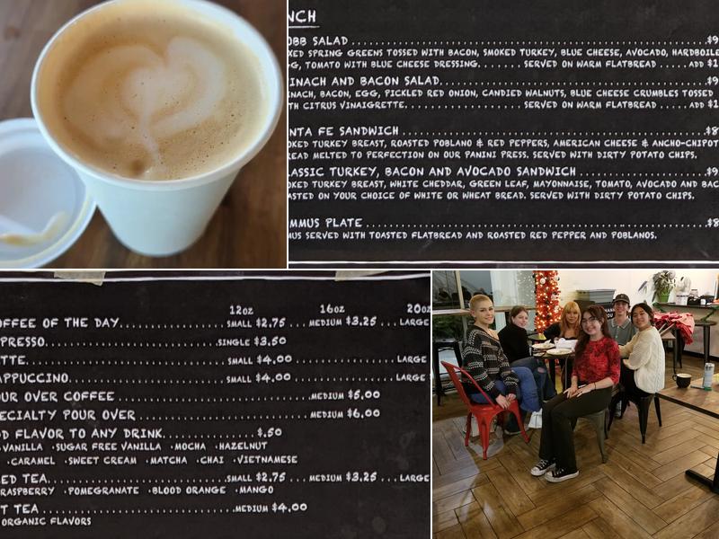 3rd Place Coffee Menu