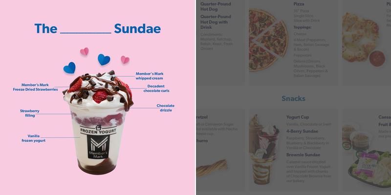 Sam's Club Cafe Menu