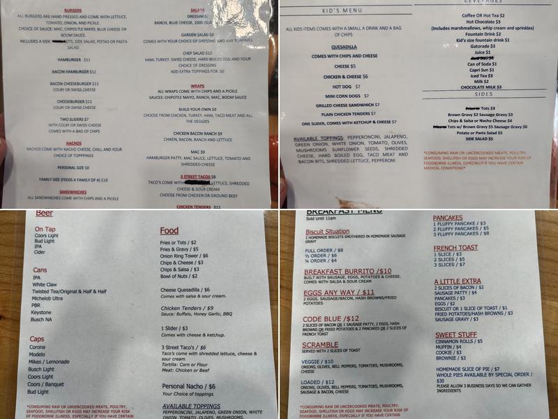 The Code Menu