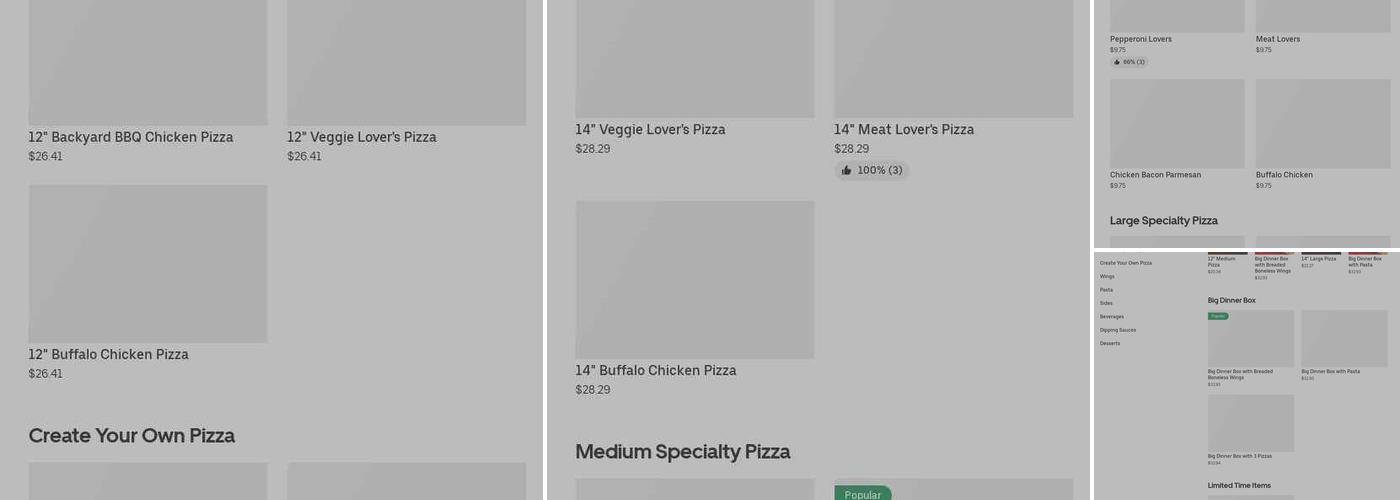 Wing Street Menu