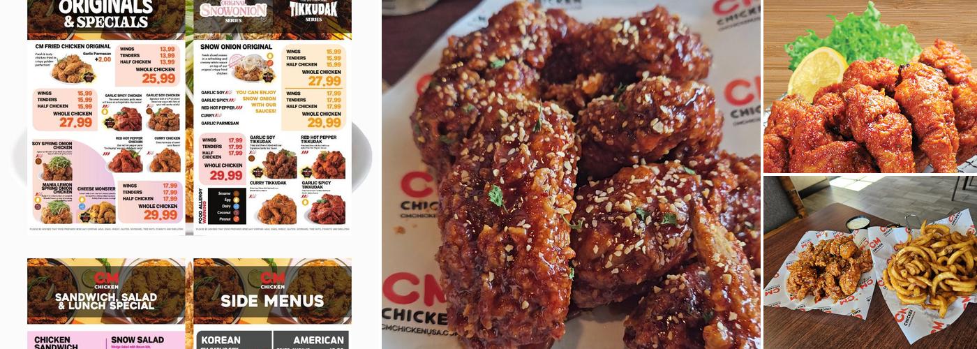 CM Chicken (충만치킨) - Korean fried chicken Menu