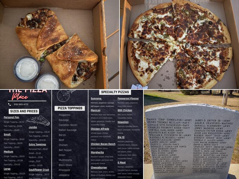 The Pizza Place And Video Zone Menu