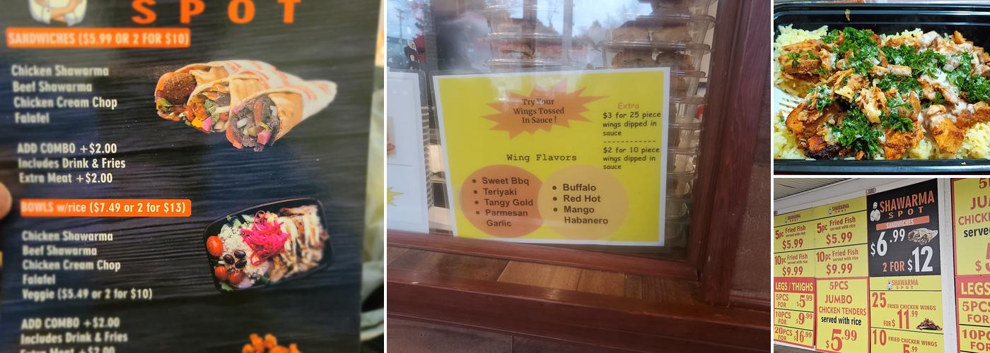 Shawarma Spot Menu