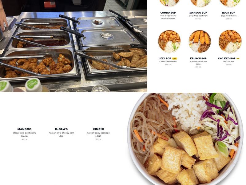 Cupbop - Korean BBQ in a Cup Menu