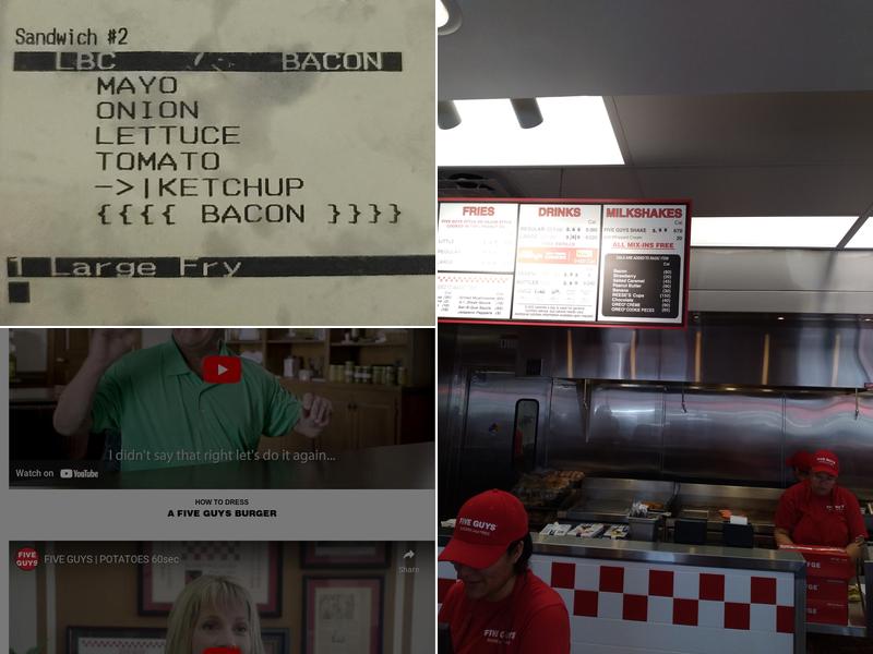 Five Guys Menu