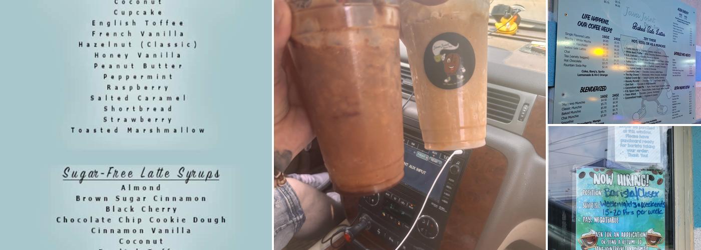 T&L's Java Joint Drive-Thru Menu