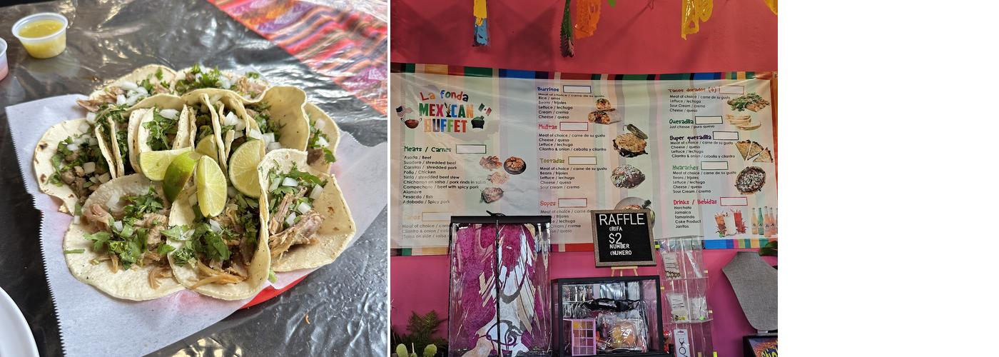 La Fonda Mexican Buffet Menu