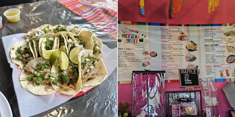 La Fonda Mexican Buffet Menu